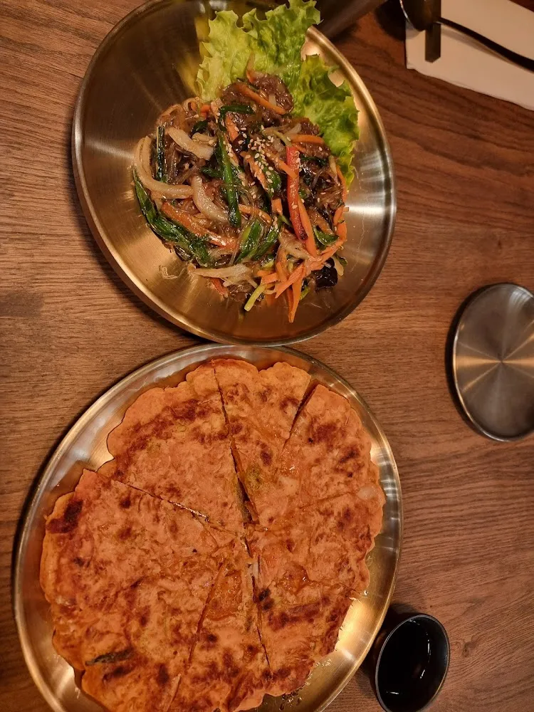 Japchae Et Galette Kimchi